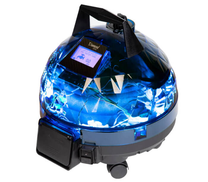 Mavi Unitekno Digital 2600 Buharlı Temizlik Makinesi Sağ Görünüm